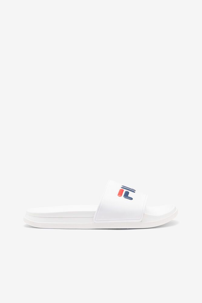 Fila Drifter Luxe Sandals White - Womens - 49350VMDO